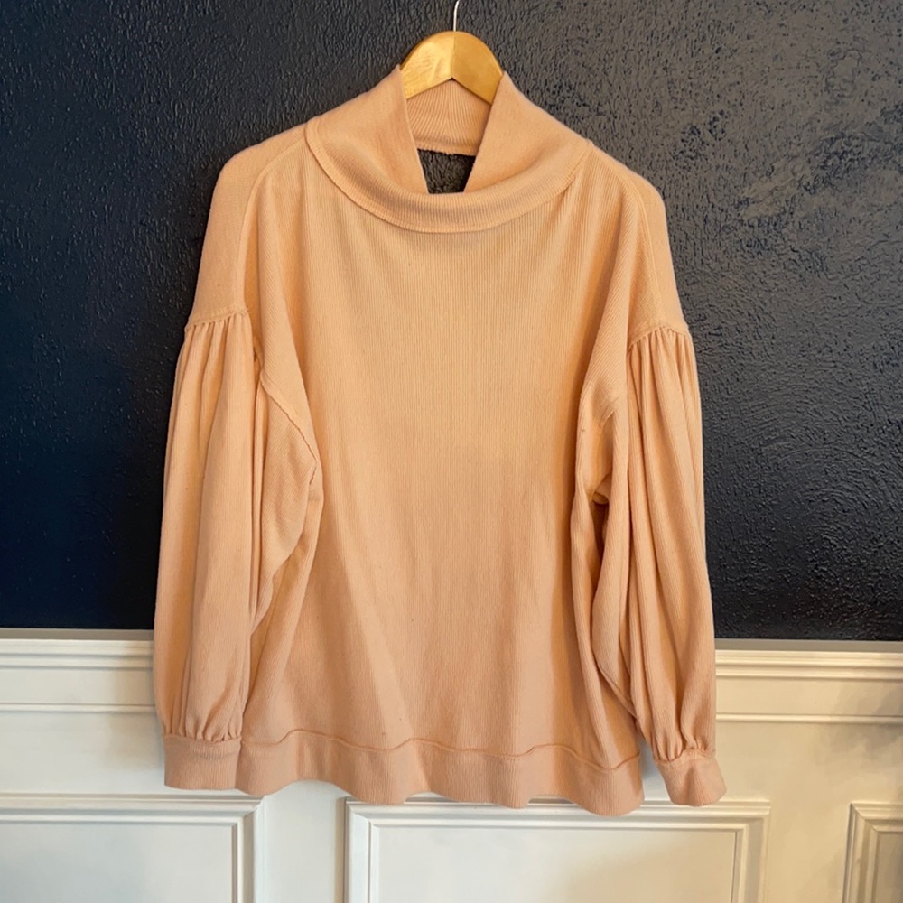 Free People Open Back Sweatshirt